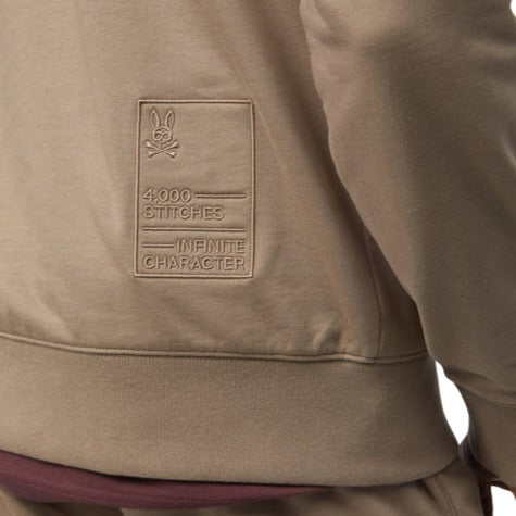 French Terry Hoodie: Antique Taupe