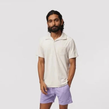 Fresno Toweling Polo S/S: Natural