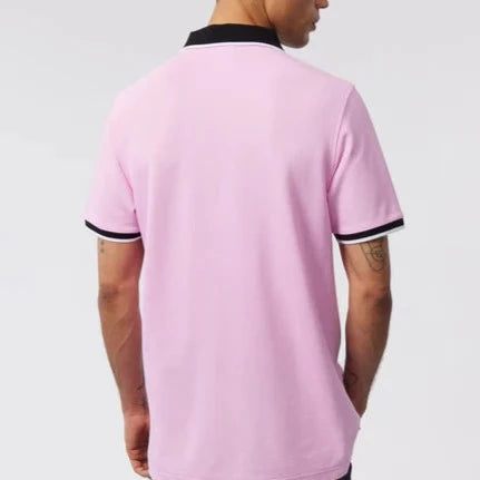 Serge Pique Fashion Polo S/S: Pure Pink