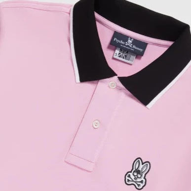 Serge Pique Fashion Polo S/S: Pure Pink
