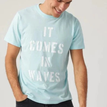 It Comes Waves Crew S/S: Cape