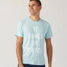It Comes Waves Crew S/S: Cape
