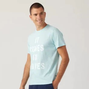 It Comes Waves Crew S/S: Cape