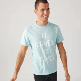 It Comes Waves Crew S/S: Cape