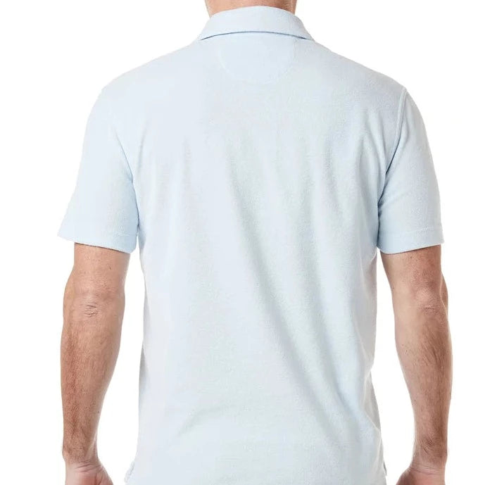 Terry Cloth Polo S/S: Sky