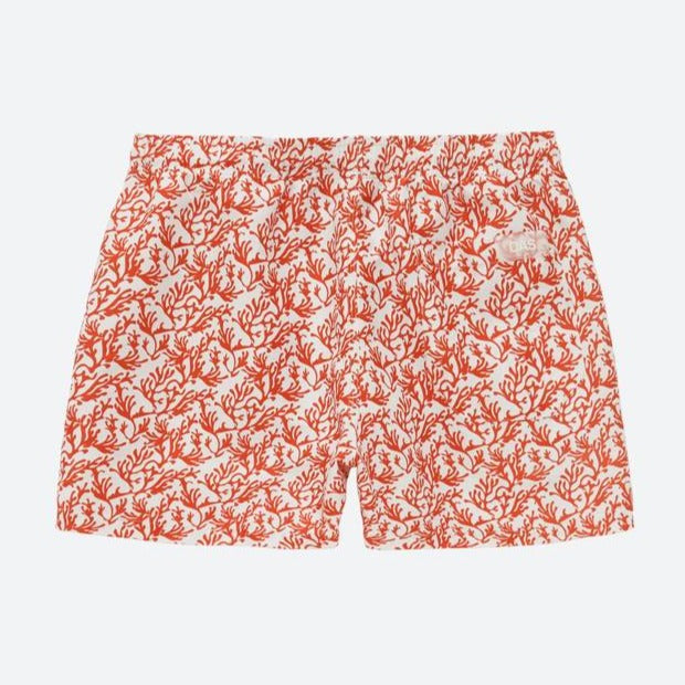 Swim Shorts: Red Coral