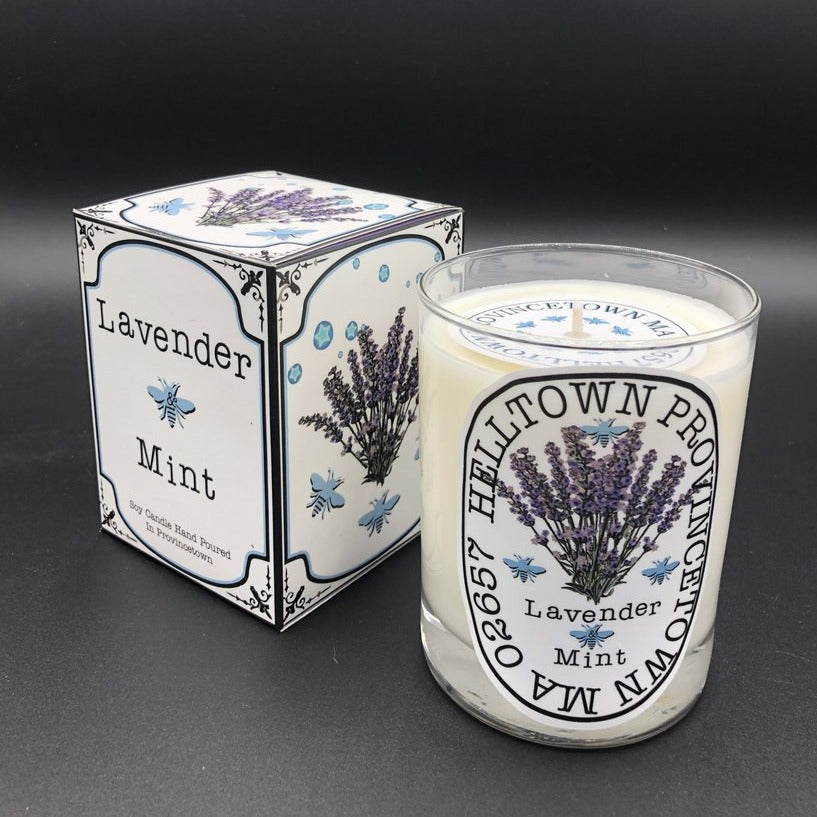 Soy Wax Candle: Lavender & Mint