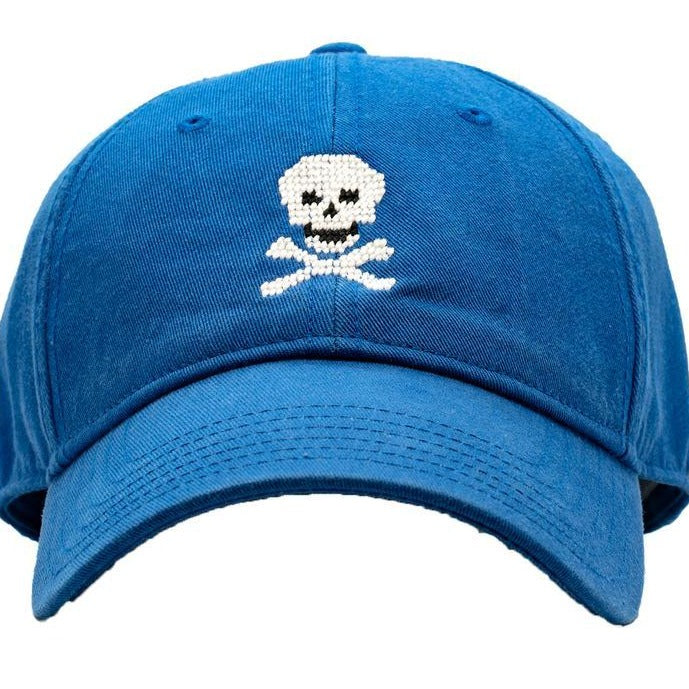 Skull & Bones on Cobalt Hat