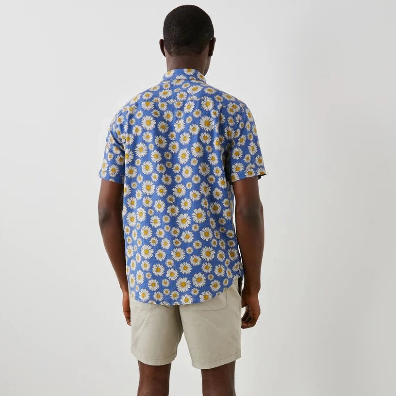 Carson Maya Print Shirt S/S: Royal