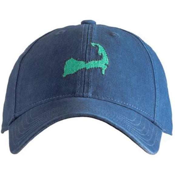 Cape Cod in Green on Navy Hat