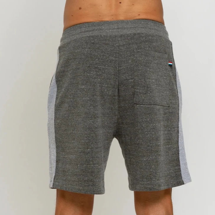 Mesh Panel Short: Heather
