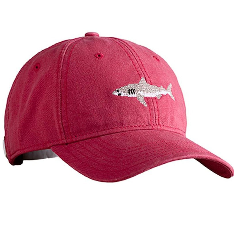 Great White Shark on Weathered Red Hat